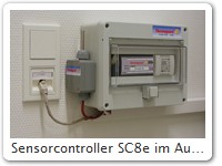 Sensorcontroller SC8e im Automatengehäuse ...
Hier im Zentrallabor des Klinikums der Johannes Gutenberg-Universität Mainz
