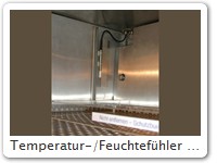 Temperatur-/Feuchtefühler EP in der Klimakammer
Mit Windableitblech
