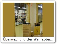 Überwachung der Weinabteilung
Hier werden bei der Mitte Meer GmbH, München die besonders guten Tropfen aufbewahrt.

